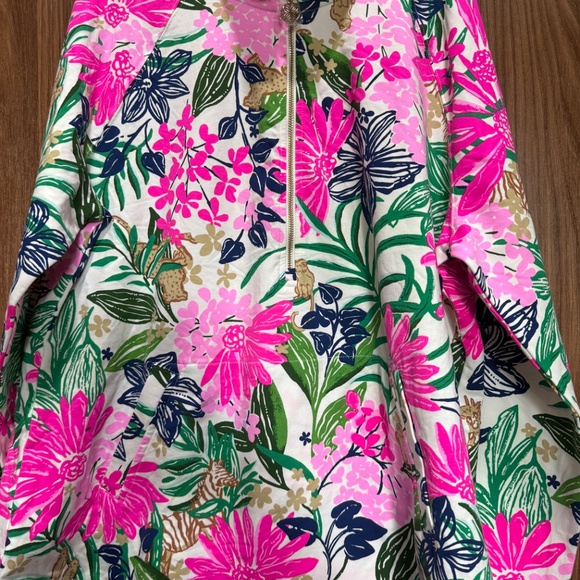 Lilly Pulitzer UPF 50+ SKIPPER POPOVER, MULTI ENDLESS SUMMERS - Picture 3 of 3
